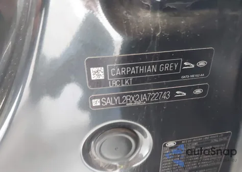 2018 Land Rover Range Rover Velar P250 Se R-Dynamic из США, поврежденный, VIN SALYL2RX2JA722743